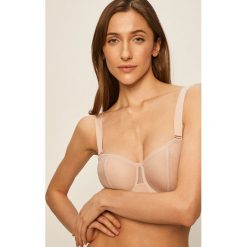 Dkny - Biustonosz. Różowe biustonosze DKNY, bez wzorów, z elastanu. W wyprzedaży za 149,90 zł.