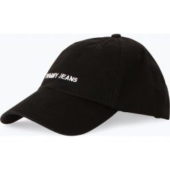Tommy Jeans - Męska czapka z daszkiem, czarny. Czarne czapki męskie marki Tommy Jeans, z napisami, z jeansu. Za 129,95 zł.