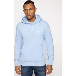 Bluza Calvin Klein Logo Embroidery Hoodie K10K105149. Niebieskie bluzy męskie Calvin Klein, m, bez wzorów, z bawełny, bez kołnierzyka, bez rękawów, bez kaptura. W wyprzedaży za 379,00 zł.