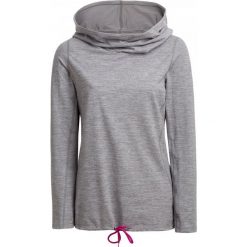 Bluza treningowa damska BLDF600 - chłodny jasny szary melanż - Outhorn. Szare bluzy damskie marki Outhorn, melanż, ze skóry. W wyprzedaży za 59,99 zł.