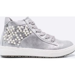 Marco Tozzi - Buty. Szare buty sportowe damskie marki Marco Tozzi, z materiału. W wyprzedaży za 99,90 zł.
