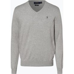 Polo Ralph Lauren - Sweter męski – Slim Fit, szary. Szare swetry klasyczne męskie marki Polo Ralph Lauren, m, z bawełny, eleganckie, polo. Za 589,95 zł.