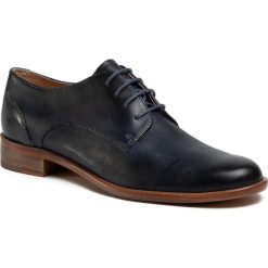 Oxfordy SALAMANDER - Josy 32-42312-02 Navy. Niebieskie półbuty damskie Salamander, bez obcasa, na obcasie, bez zapięcia. Za 429,00 zł.