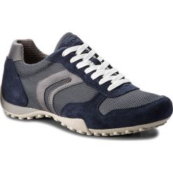 Półbuty GEOX - U Snake C U7207C 01422 CB41F Lt Navy/Grey. Niebieskie półbuty męskie Geox, na co dzień, bez wzorów, ze skóry, bez zapięcia. W wyprzedaży za 239,00 zł.