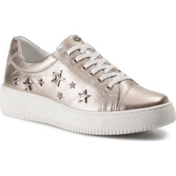 Sneakersy QUAZI - QZ-12-02-000082 711. Żółte półbuty damskie QUAZI, ze skóry. W wyprzedaży za 169,00 zł.