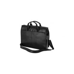Czarna męska torba na ramię solier s13. Czarne torby męskie skórzane marki Solier, w paski, ze skóry ekologicznej, eleganckie. Za 163,90 zł.