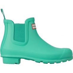 Hunter Kalosze Zielony. Zielone kalosze damskie Hunter, z materiału. Za 498,95 zł.