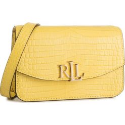 Saszetka nerka LAUREN RALPH LAUREN - Madison 18 431752970003 Lemon Sorbet. Żółte nerki damskie Lauren Ralph Lauren, bez wzorów, ze skóry, młodzieżowe, bez dodatków. W wyprzedaży za 599,00 zł.