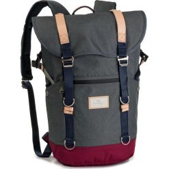 Plecak DOUGHNUT - D175-0679-F Denver Grey x Plum. Szare torby męskie skórzane Doughnut, z materiału. W wyprzedaży za 279,00 zł.