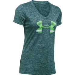 Under Armour Koszulka damska Tech SSV Graphic Twist zielona r. S (1298188-919). Zielone topy sportowe damskie marki Under Armour, s. Za 112,38 zł.