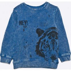 Name it - Bluza dziecięca Gert 92-128 cm. Zielone bluzy męskie marki Name it, z nadrukiem, z elastanu, bez rękawów, bez kaptura. W wyprzedaży za 59,90 zł.
