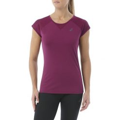 Asics Koszulka damska Workout Top fioletowy r. M (141111 0290). Fioletowe topy sportowe damskie marki Asics, m. Za 119,90 zł.