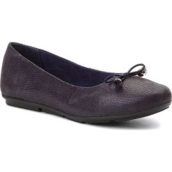 Baleriny LASOCKI OCE-MELA-03. Niebieskie baleriny damskie Lasocki, bez wzorów, ze skóry, bez obcasa. W wyprzedaży za 99,99 zł.