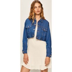 Pepe Jeans - Kurtka jeansowa Robin Archive. Niebieskie kurtki damskie Pepe Jeans, s, bez wzorów, z elastanu, krótkie, bez kaptura. W wyprzedaży za 299,90 zł.