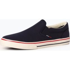 Tommy Jeans - Tenisówki męskie, niebieski. Niebieskie trampki męskie marki Tommy Jeans, bez wzorów, z jeansu, klasyczne, bez zapięcia. Za 179,95 zł.