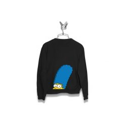 Bluza Przyczajona Marge Męska. Czarne bluzy damskie Failfake, s, bez wzorów, bez kołnierzyka, bez rękawów, bez kaptura. Za 170,00 zł.