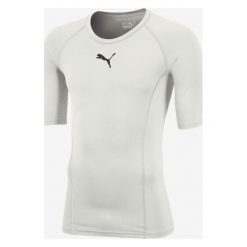 Puma Liga Baselayer Koszulka Biały. Białe podkoszulki męskie Puma, xxl, bez wzorów, z elastanu, bez kołnierzyka, krótkie. Za 137,95 zł.