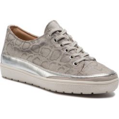Półbuty CAPRICE - 9-23654-22 Lt Grey Snake 225. Szare półbuty damskie marki Caprice, na co dzień, bez wzorów, ze skóry, bez obcasa, na płaskiej podeszwie, bez zapięcia. Za 269,90 zł.