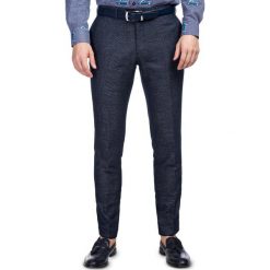 Spodnie LEONARDO SLIM GDGS900092. Niebieskie spodnie męskie Giacomo Conti, m, bez wzorów, z bawełny. Za 399,00 zł.