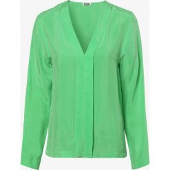 Drykorn - Bluzka damska – Lilyen, zielony. Zielone bluzki damskie DRYKORN, bez wzorów, z materiału, eleganckie, bez kołnierzyka, bez rękawów. Za 519,95 zł.