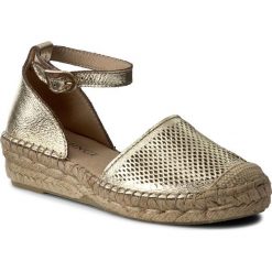 Espadryle EVA MINGE - Maricruz 1D 17MJ1372157ES 711. Żółte espadryle damskie Eva Minge, bez wzorów, ze skóry, bez obcasa. W wyprzedaży za 199,00 zł.