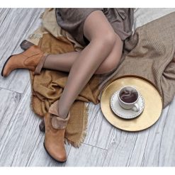 Botki - skóra naturalna - model 454 - kolor camelowy. Botki damskie Zapato, na wiosnę, ze skóry, eleganckie, za kostkę, na wysokim obcasie, na obcasie, na zamek. W wyprzedaży za 319,20 zł.