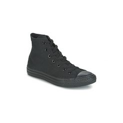 Buty Converse CHUCK TAYLOR ALL STAR MONO HI. Czarne trampki i tenisówki damskie Converse, bez wzorów, bez zapięcia. Za 278,10 zł.
