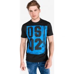 DSQUARED2 Koszulka Czarny. Czarne podkoszulki męskie Dsquared2, xl, z nadrukiem, z bawełny, bez kołnierzyka, krótkie. Za 946,95 zł.