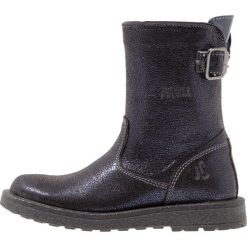 Jochie & Freaks Kozaki blue. Niebieskie buty zimowe damskie marki Jochie & Freaks, z materiału, na wysokim obcasie. W wyprzedaży za 259,35 zł.