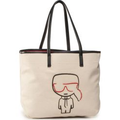 Torebka KARL LAGERFELD - 201W3139 Natual/Bk. Brązowe torebki klasyczne damskie KARL LAGERFELD, bez wzorów, ze skóry ekologicznej, bez dodatków. W wyprzedaży za 369,00 zł.
