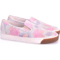 Patrizia Pepe Sneakersy "Slip-On". Białe trampki i tenisówki damskie Patrizia Pepe, ze skóry. Za 299,00 zł.