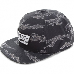 Czapka z daszkiem VANS - Full Patch Snap VN000QPUWUE Black/Tiger. Czarne czapki męskie Vans, z bawełny. Za 109,00 zł.