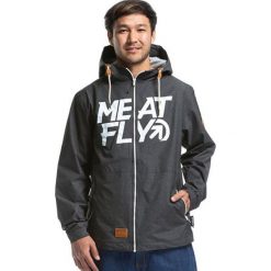 Meatfly Męska Kurtka Finn 2 Windbreaker B- Heather Grey (Rozmiar M). Brązowe kurtki męskie marki Meatfly, na jesień, m. W wyprzedaży za 250,00 zł.
