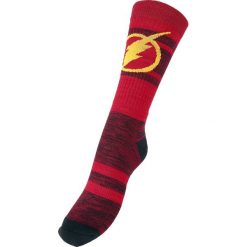 The Flash Logo Skarpetki czerwony. Czerwone skarpetki męskie The Flash. Za 42,90 zł.