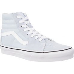 Wielokolorowe Wygodne Trampki Vans SK8 HI Q6K. Szare trampki i tenisówki damskie Molly.pl, bez wzorów, z zamszu, bez zapięcia. Za 359,00 zł.