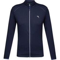 Bluza CHERVO PHOEBE Granatowy. Niebieskie bluzy damskie marki Chervo, z nadrukiem, z dzianiny, bez rękawów, bez kaptura. W wyprzedaży za 525,00 zł.