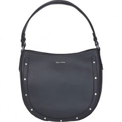 Skórzana torebka "Madelyn" w kolorze czarnym - 33 x 29 x 13 cm. Czarne torebki klasyczne damskie Marc O'Polo, w paski, z materiału. W wyprzedaży za 341,95 zł.