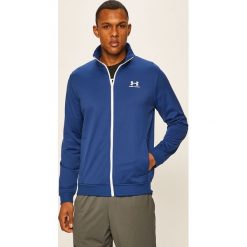 Under Armour - Bluza. Niebieskie bluzy męskie Under Armour, s, bez wzorów, z poliesteru, z kapturem, bez rękawów, bez kaptura. Za 259,90 zł.