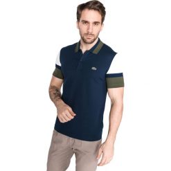 Lacoste Polo Koszulka Niebieski. Niebieskie podkoszulki męskie Lacoste, s, bez wzorów, z elastanu, bez rękawów. Za 533,95 zł.