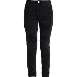 Jeansy damskie: Missguided Petite SINNER HIGHWAISTED AUTHENTIC RIPPED Jeans Skinny Fit black