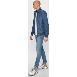 Geox - Kurtka. Niebieskie płaszcze męskie Geox, m, bez wzorów, z poliesteru, krótkie, bez kaptura. W wyprzedaży za 399,90 zł.
