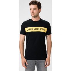 Calvin Klein Koszulka Czarny. Czarne podkoszulki męskie Calvin Klein, s, bez wzorów, z bawełny, z krótkim rękawem. Za 204,95 zł.