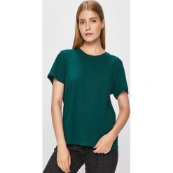 Tally Weijl - T-shirt. Bluzki damskie TALLY WEIJL, s, bez wzorów, z bawełny, z okrągłym kołnierzem. Za 29,90 zł.