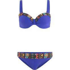 Bikini na fiszbinach (2 części) bonprix błękit królewski. Niebieskie bikini bonprix. Za 59,99 zł.