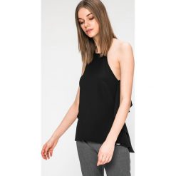 Marciano Guess - Top. Szare topy damskie MARCIANO GUESS, z elastanu, z okrągłym kołnierzem. W wyprzedaży za 199,90 zł.