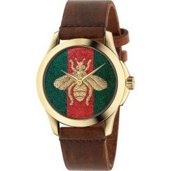 ZEGAREK GUCCI Le Marche des Merveilles YA126451. Brązowe zegarki męskie marki GUCCI, ze stali. Za 3590,00 zł.