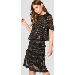 Sukienki hiszpanki: Twinset Sukienka mini Abito Nero – Black