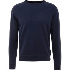 Emporio Armani FELPA Bluza blu navy. Szare bluzy męskie marki Emporio Armani, l, z bawełny, z kapturem. Za 559,00 zł.