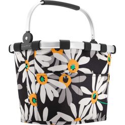 Torebki klasyczne damskie: Kosz zakupowy w kolorze czarno-białym - 35 x 29 x 28 cm