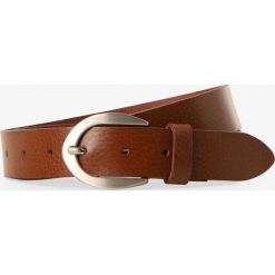 Vanzetti - Damski pasek skórzany, beżowy. Brązowe paski damskie Vanzetti, w paski, ze skóry, eleganckie. Za 129,95 zł.